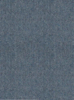 Vintage Herringbone Blue Tweed Suit - Leather Trims -Elite Attire Store vintblueherringleathsuitlook 7