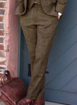 Vintage Glasgow Brown Tweed Suit -Elite Attire Store vinteglasgowbrowntwedsuitlk 4