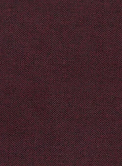 Wine Herringbone Tweed Suit -Elite Attire Store wineherringbonetweedsuitlook 5