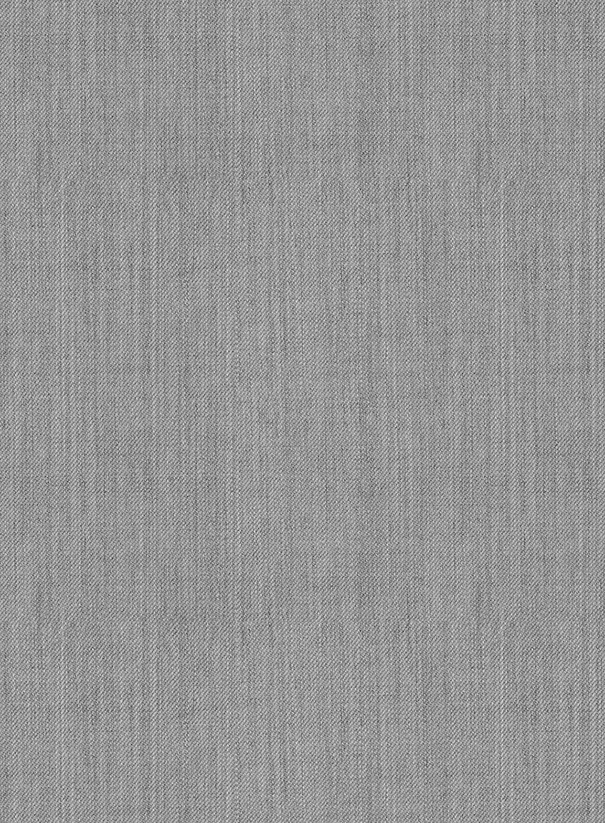 Worsted Light Gray Wool Tuxedo Suit 6 Worsted Light Gray Wool Tuxedo Suit - Image 4