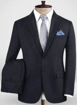 Lanificio Zegna Trofeo Dark Blue Wool Suit