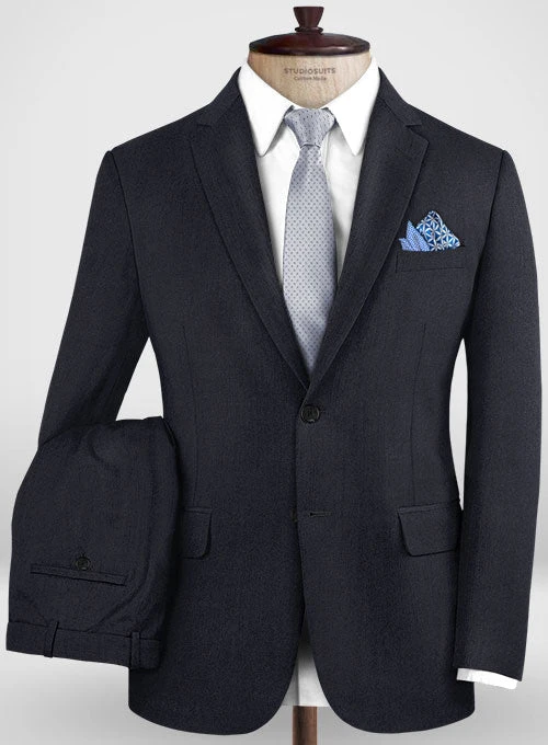 Lanificio Zegna Trofeo Dark Blue Wool Suit 3 Lanificio Zegna Trofeo Dark Blue Wool Suit