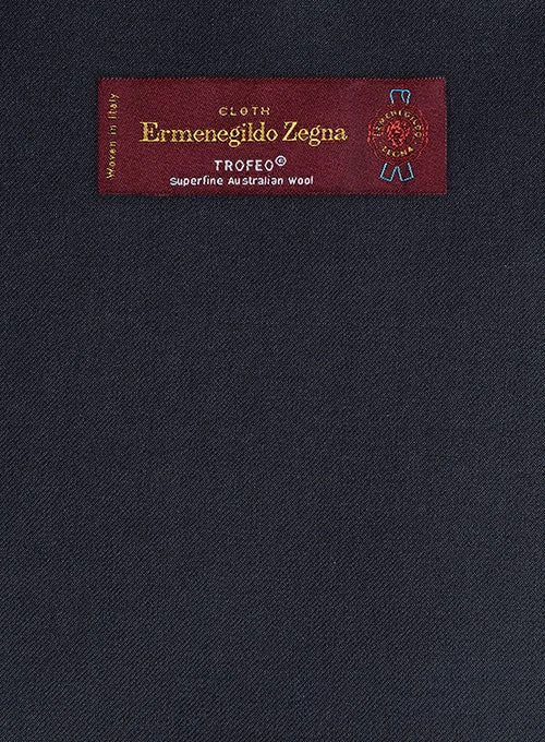 Lanificio Zegna Trofeo Dark Blue Wool Suit 4 Lanificio Zegna Trofeo Dark Blue Wool Suit - Image 2