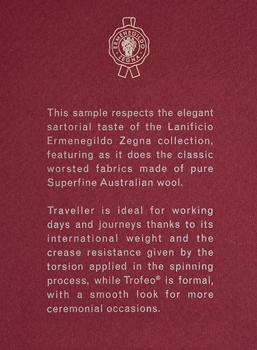 Lanificio Zegna Trofeo Dark Blue Wool Suit 10 Lanificio Zegna Trofeo Dark Blue Wool Suit - Image 8