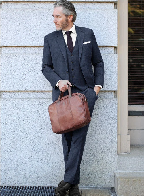 Lanificio Zegna Trofeo Rich Blue Wool Suit 3 Lanificio Zegna Trofeo Rich Blue Wool Suit