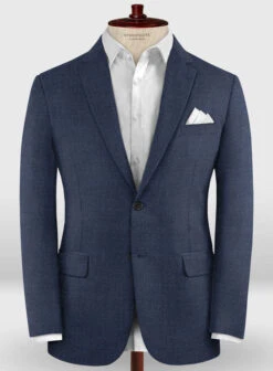 Lanificio Zegna Trofeo Rich Blue Wool Suit 13 Lanificio Zegna Trofeo Rich Blue Wool Suit -Elite Attire Store zegnatrofeorichbluewoolsuitlook 3